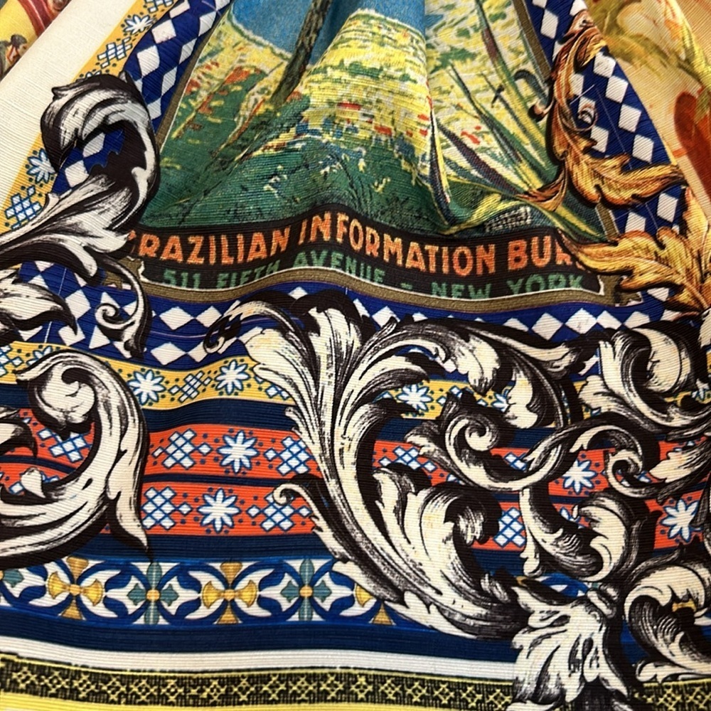 Multicolor Printed Tie-Front Sundress - Picture 13 of 13